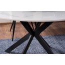 Стол обеденный SIGNAL TALIA белый/черный 120